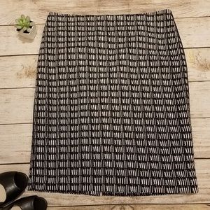 Adrianna Papell Pencil Skirt Exposed Zipper 12 A22